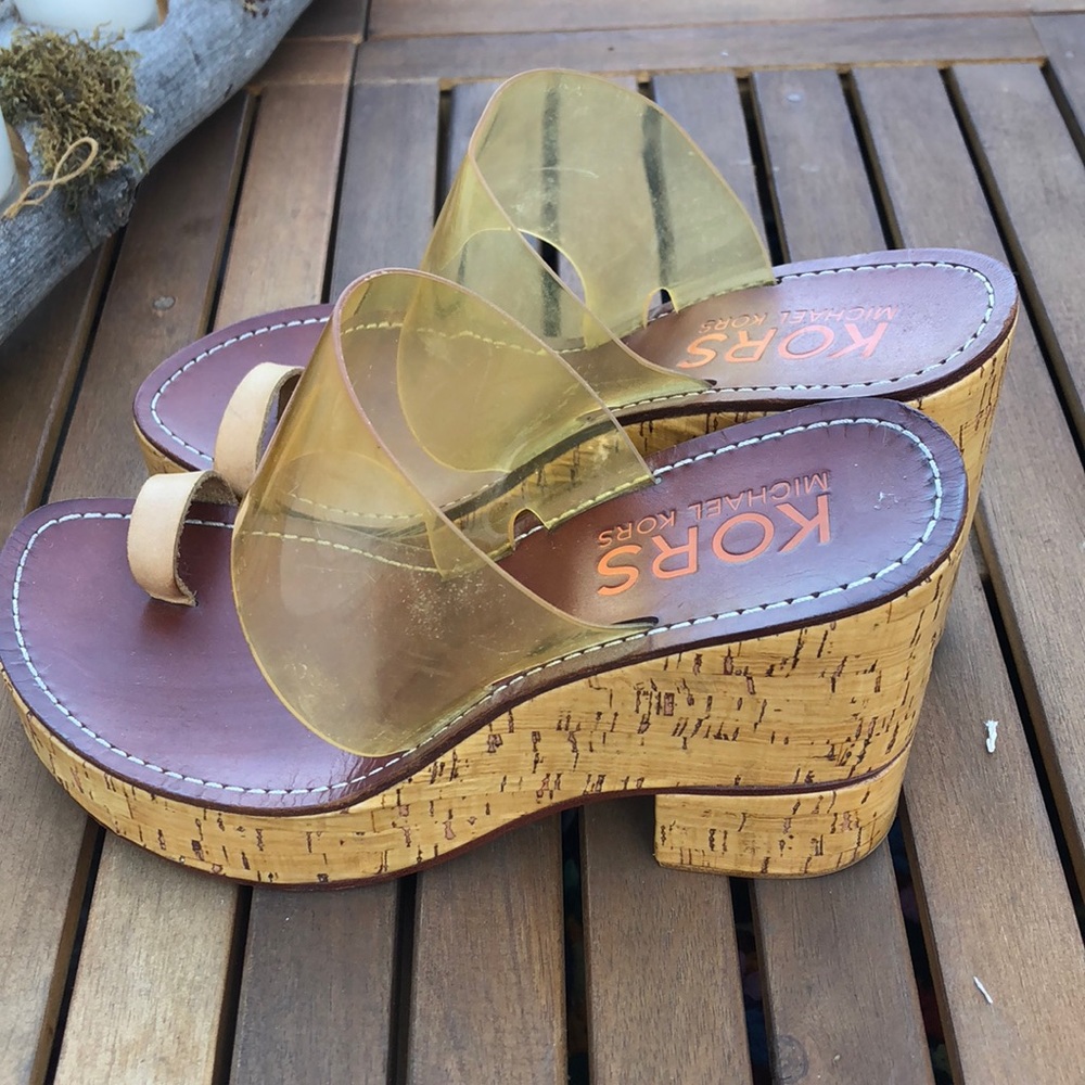 Michael Kors Platform shoes size 8 - Picture 4 of 6